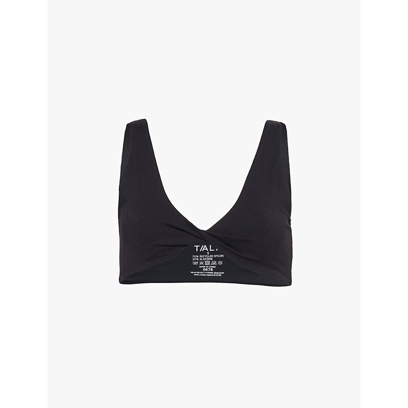  We Are Tala Dayflex Twist plunge-neck stretch recycled-nylon sports bra