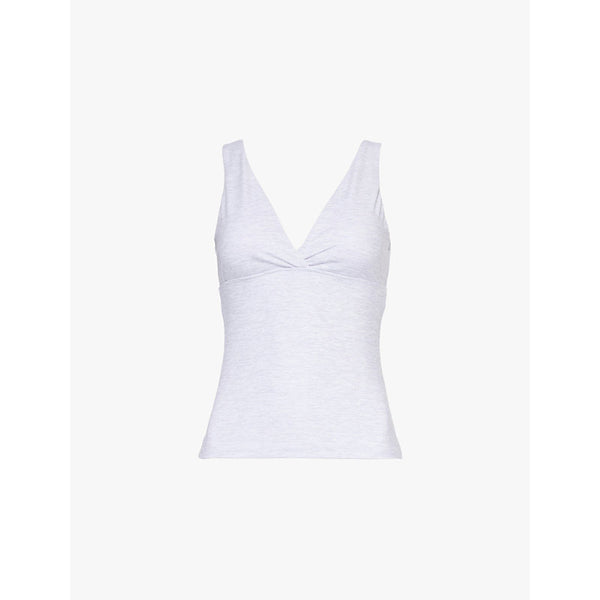  We Are Tala Dayflex Support V-neck stretch recycled-nylon top