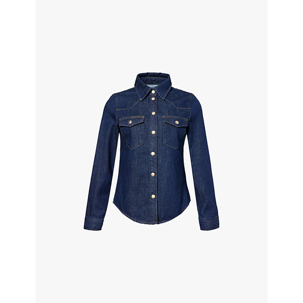  Frame Heritage two-buttoned-pockets denim shirt