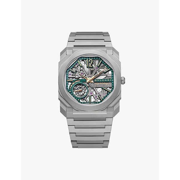 Bvlgari RE00103 Octo Finissimo Skeleton 8 titanium manual watch