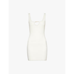 Jacquemus Sierra brand-design-plaque knitted mini dress | JACQUEMUS