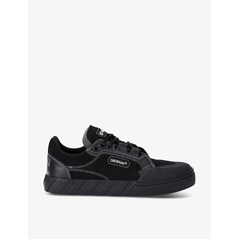 Off-White C/O Virgil Abloh Vulcanized 779 branded suede trainers | Off-White C/O Virgil Abloh