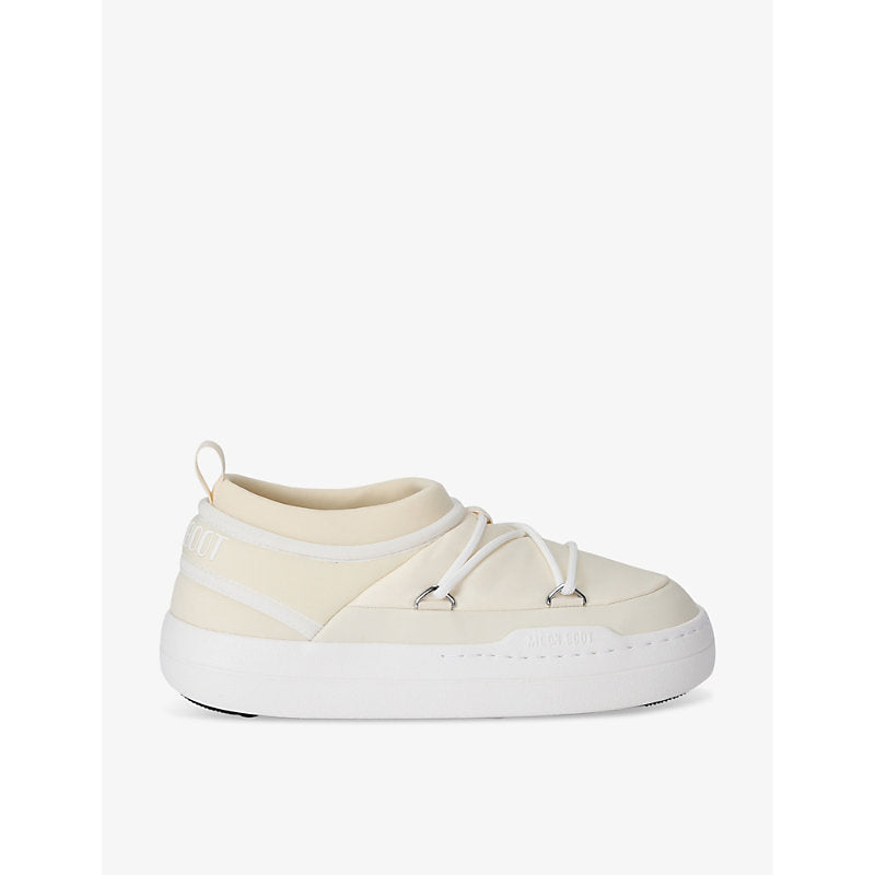 Moon Boot Park Icon low-top slip-on woven trainers | Moon Boot