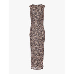 4Th & Reckless Derry leopard-print woven maxi dress | 4TH & RECKLESS