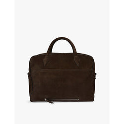 Métier Closer All Day suede briefcase | Métier