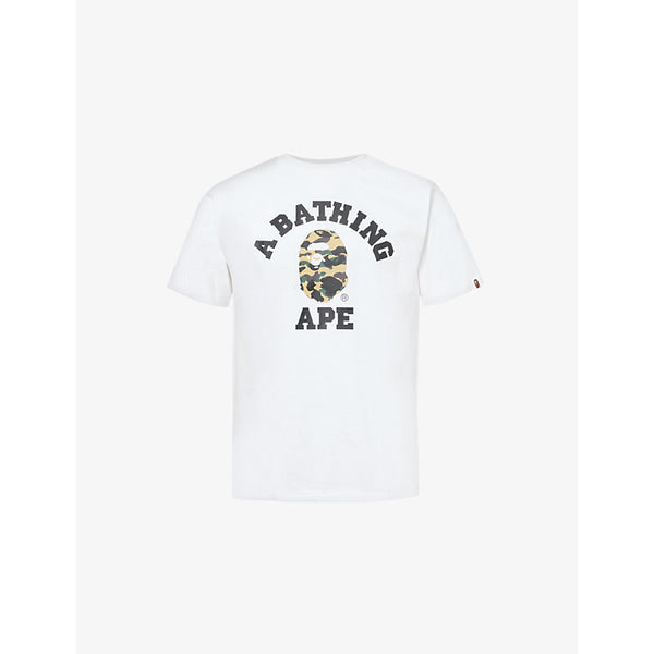 A Bathing Ape Camo College graphic-print cotton T-shirt