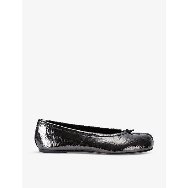  Maison Margiela Tabi split-toe patent-leather ballet flats