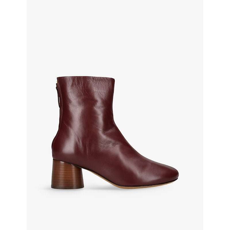 Mansur Gavriel Glove heeled leather ankle boots