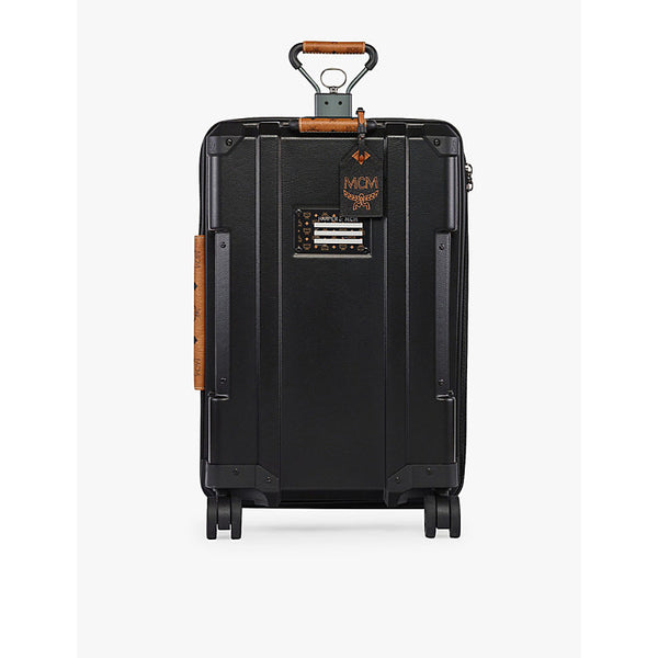 Harper Collective x MCM 4-wheel recycled-plastic expandable cabin suitcase 56.6cm | Harper Collective