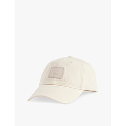  Acne Studios Face logo-patch cotton baseball cap