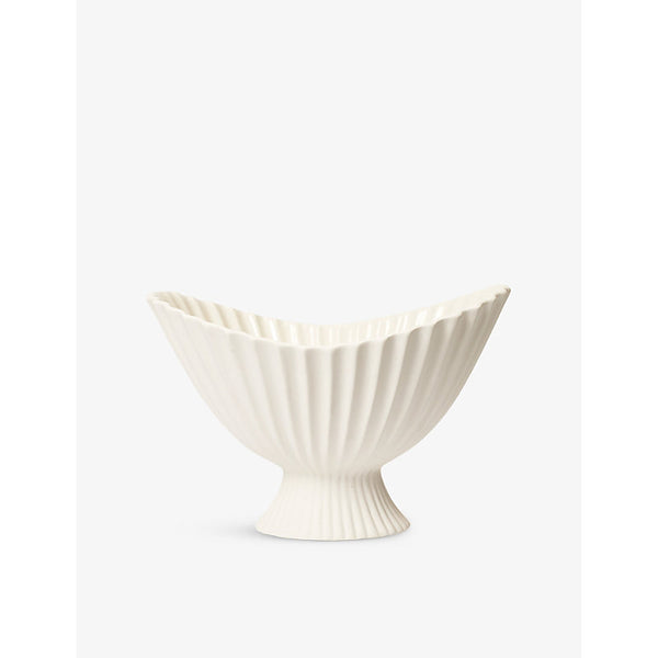 Ferm Living Fountain large stoneware bowl 28cm | LYBSTORE