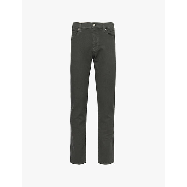  Frame L'homme Slim five-pockets straight-leg slim-fit stretch-organic-denim blend jeans