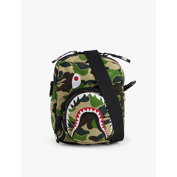 A Bathing Ape Camo Shark camo-print shell cross-body bag