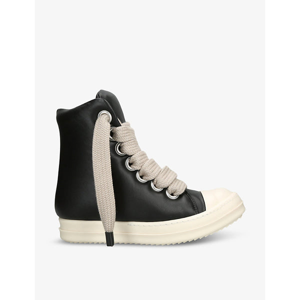 Rick Owens Jumbo padded leather high-top trainers