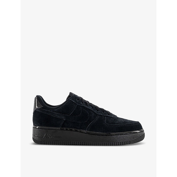 Nike Air Force 1 brand-stripe suede low-top trainers | Nike