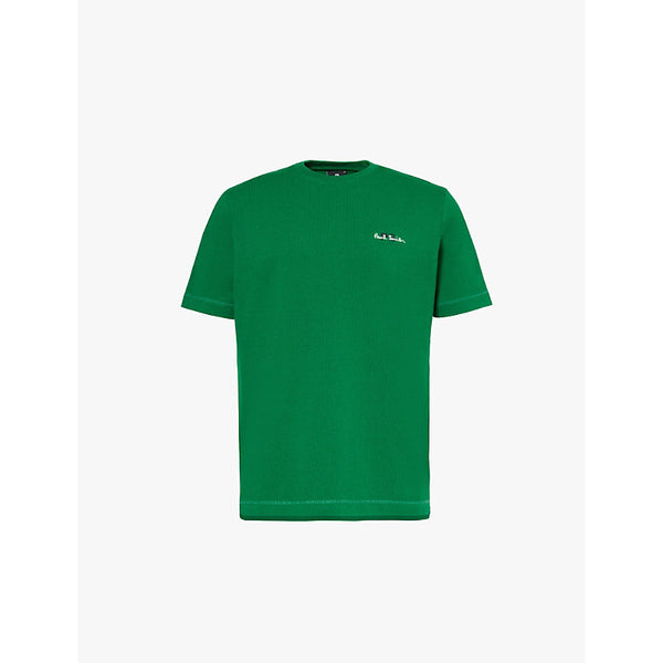  Ps By Paul Smith Relaxed-fit logo embroidered cotton T-shirt