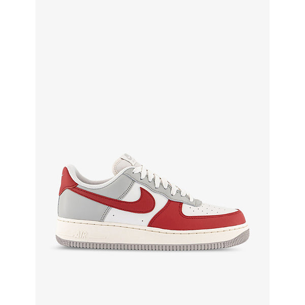  Nike Air Force 1 '07 brand-stripe leather low-top trainers