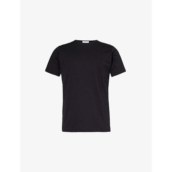  Sunspel Superfine crewneck cotton-jersey T-shirt