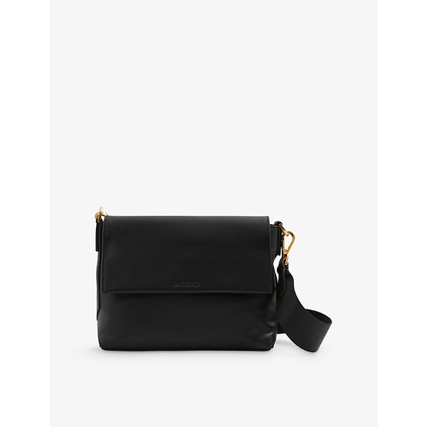 Reiss Selena adjustable-strap leather crossbody bag