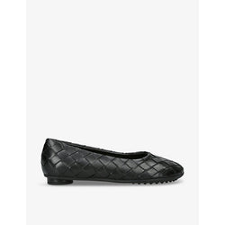  Bottega Veneta Atomic Intrecciato leather ballet flats