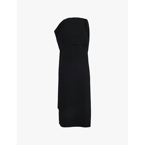 Proenza Schouler Maude asymmetric crepe midi dress | PROENZA SCHOULER