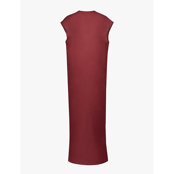 Khaite Lohan sleeveless silk maxi dress