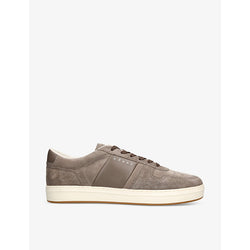  Hogan Fascia logo-embossed suede low-top trainers