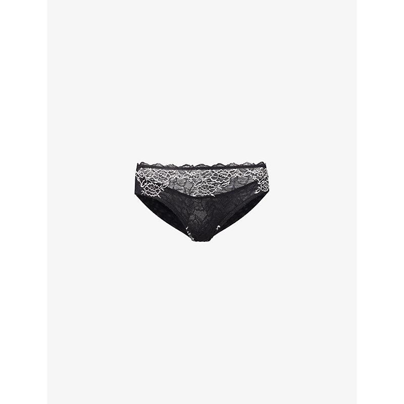  Wacoal Perfection mid-rise lace briefs