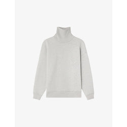  Soeur Vito high-neck relaxed-fit organic-cotton sweatshirt