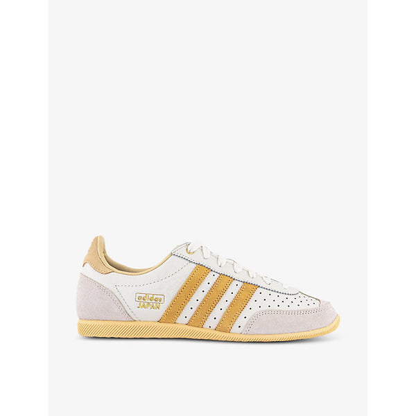 Adidas Japan perforated leather low-top trainers