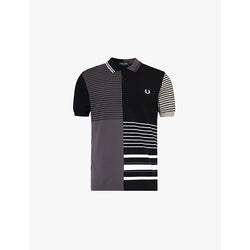  Fred Perry x Beams brand-embroidery regular-fit cotton-piqué polo shirt