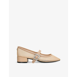 Steve Madden Champaign crystal-buckle mesh Mary Jane courts | Steve Madden