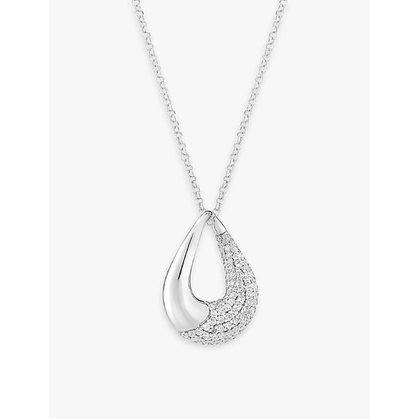 Sif Jakobs Glorenza sterling-silver and zirconia pendant necklace