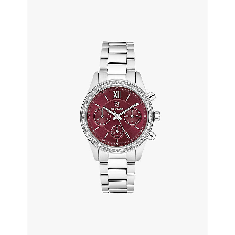 Sif Jakobs SJ-W2406-CZ Domenica stainless-steel and zirconia quartz watch