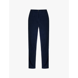  Sunspel Chore mid-rise straight-leg cotton-corduroy trousers