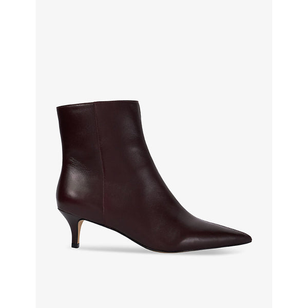 Dune Offer kitten-heel leather ankle boots