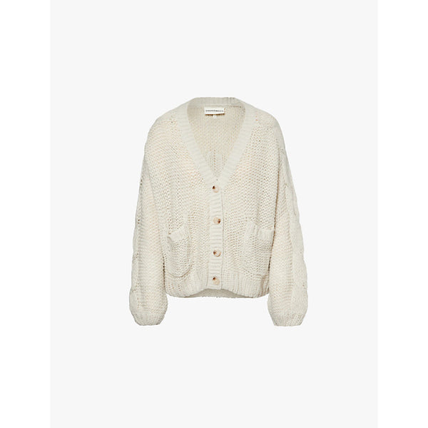 The Couture Club Emblem oversized knitted cardigan