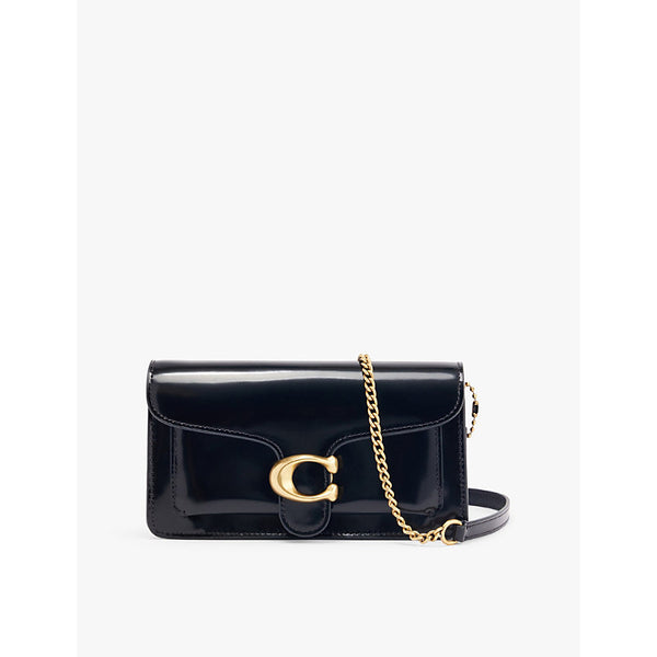 Coach Tabby chain leather clutch shoulder bag