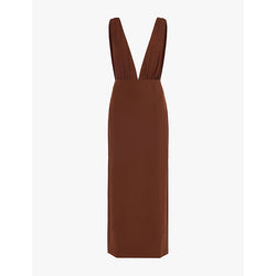 Reformation x Laura Harrier Velda stretch-woven maxi dress