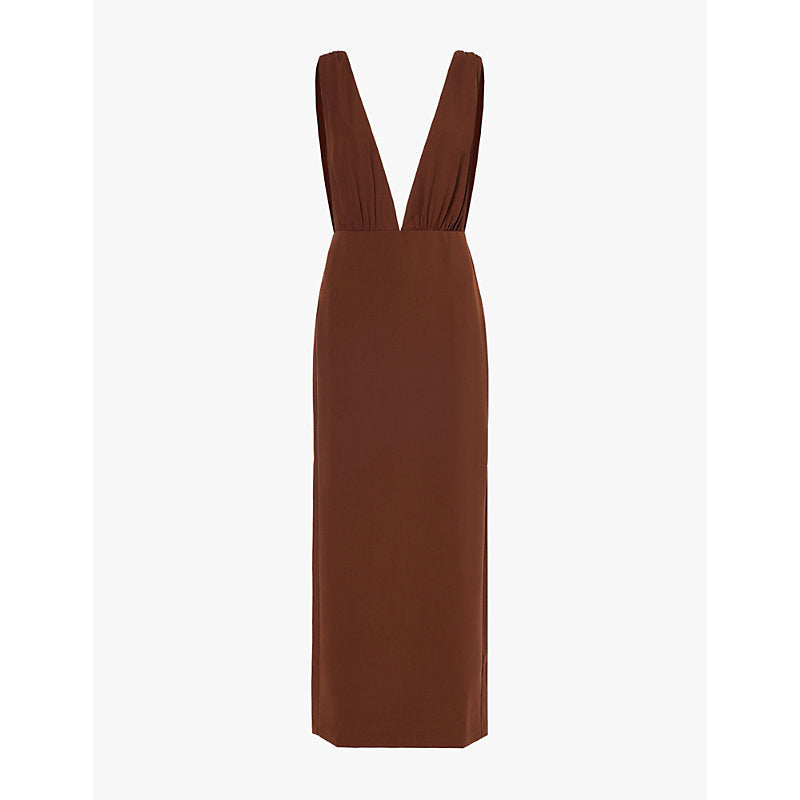 Reformation x Laura Harrier Velda stretch-woven maxi dress