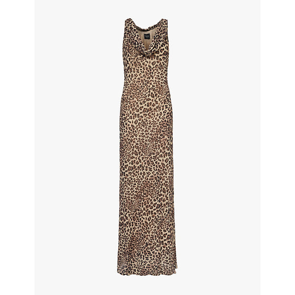 Reformation x Laura Harrier Cavallo leopard print woven maxi dress | REFORMATION