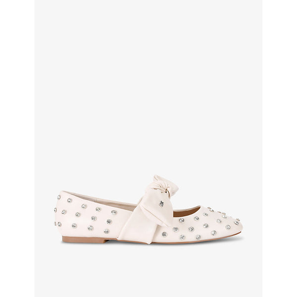  Kg Kurt Geiger Master studded faux-leather ballet flats