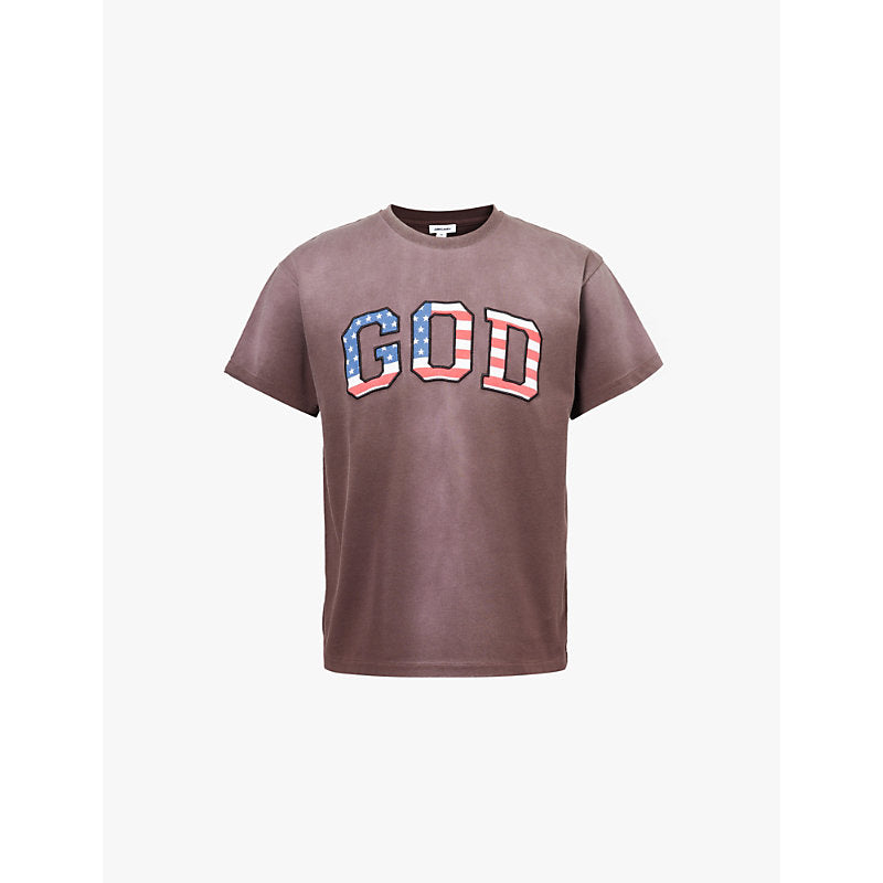  Jaded London God patches regular-fit cotton-jersey T-shirt