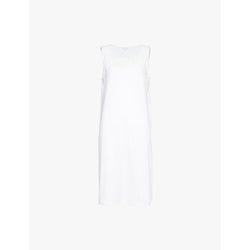  Hanro Round-neck sleeveless cotton-jersey night dress