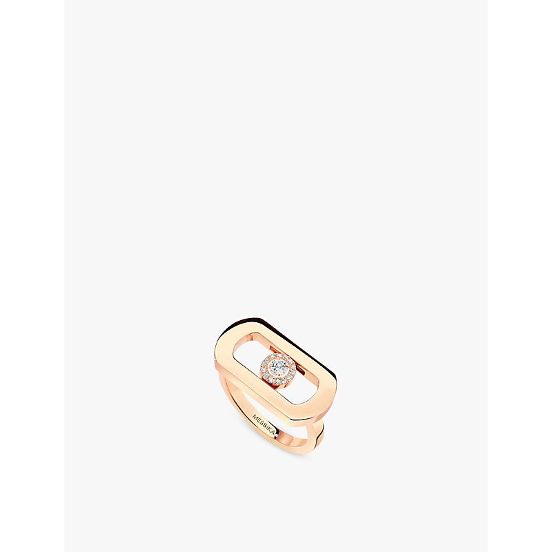 Messika So Move 18ct gold and 0.1ct diamond ring