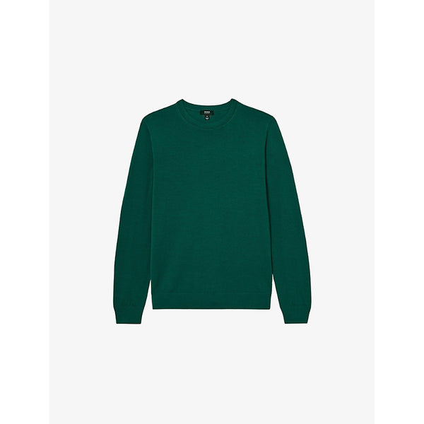 Reiss Wessex crew-neck wool knitted jumper