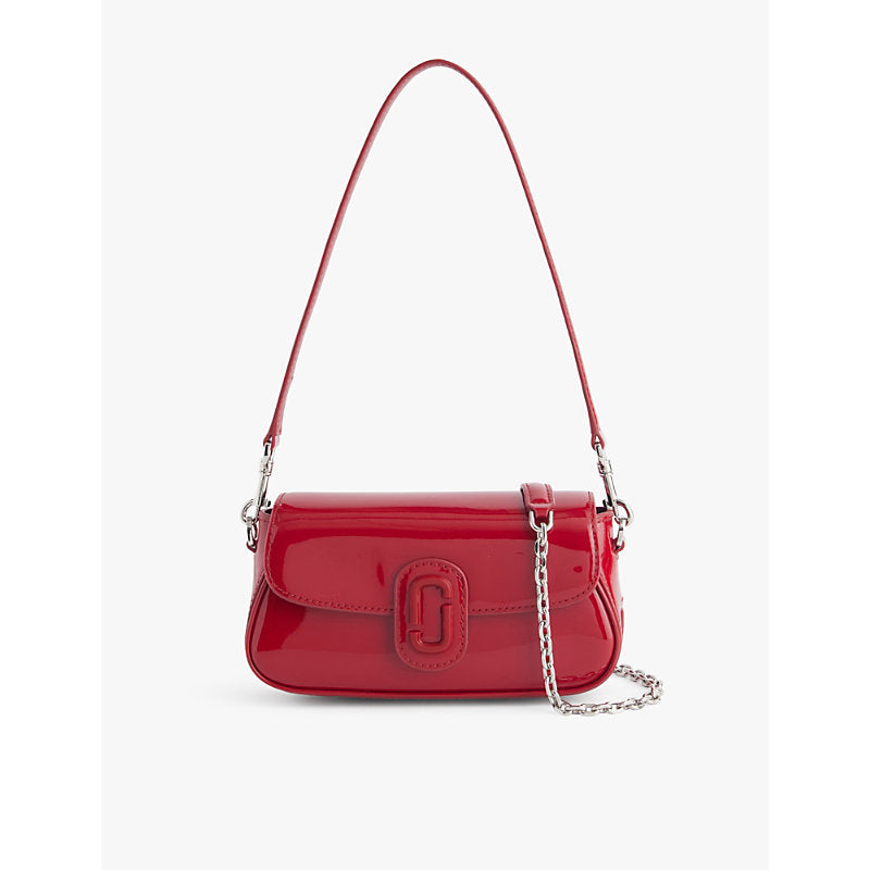  Marc Jacobs Mj Patent Leather Clover leather cross-body bag