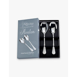 Arthur Price Avalon stainless-steel salad servers