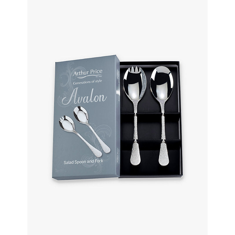 Arthur Price Avalon stainless-steel salad servers