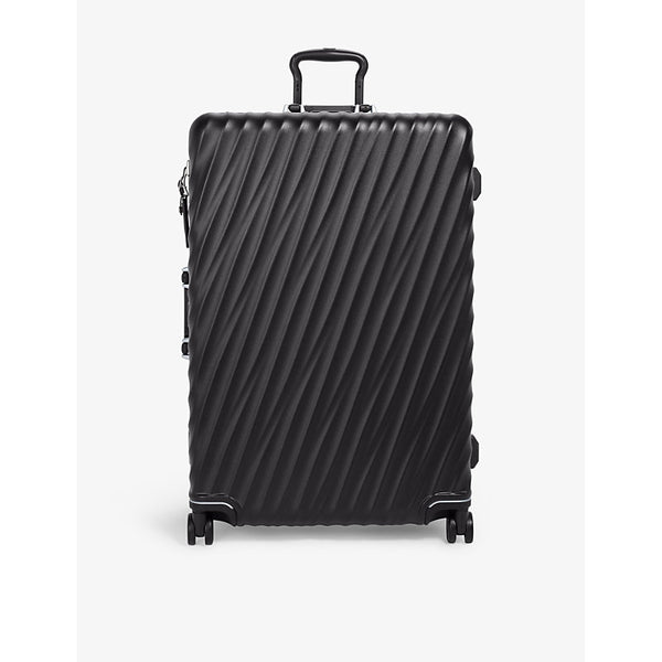 Tumi Extended Trip expandable four-wheel shell checked suitcase 76cm | LYBSTORE